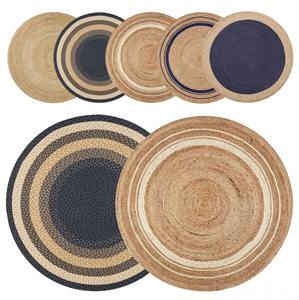 Round jute rug